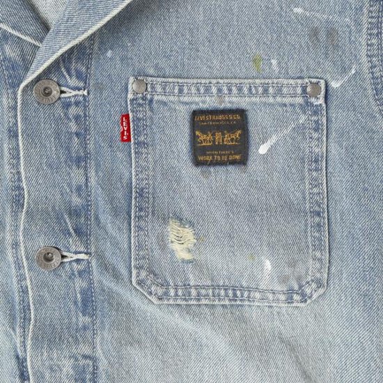 Levi's リーバイス サンライズ　トラッカージャケット　A4820-0031ライトブルー　ワークジャケット画像