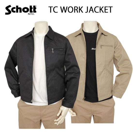Schott ショット WORK JACKET   782-6952005　ブルゾン ショート丈 ドリズラ ジャンバー画像