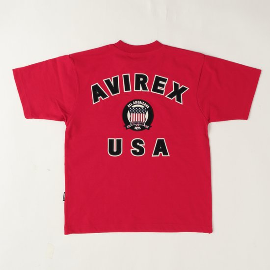 avirex Signature Varsity Logo　Tee 783-6934016 シグネチャー バーシティー ロゴ　画像