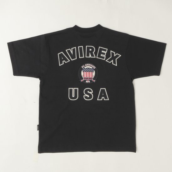 avirex Signature Varsity Logo　Tee 783-6934016 シグネチャー バーシティー ロゴ　画像