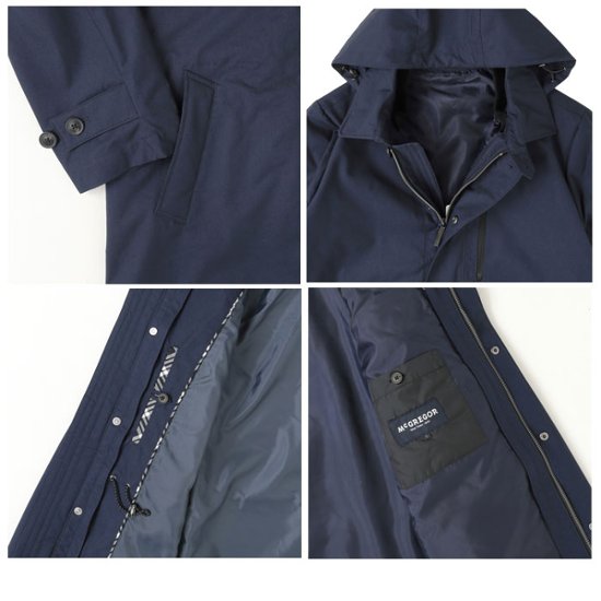 10%OFF SALE McGREGOR マグレガー メンズ  111126601 ジャケット　マックテクノ　高機能　防寒　撥水　透湿　機能3WAYコート　ダウンジャケット　防寒ジャケット画像