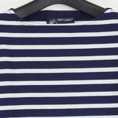 08JC183-七分袖ボーダーTシャツ画像