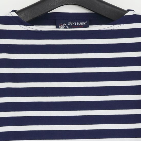 08JC183-七分袖ボーダーTシャツ画像