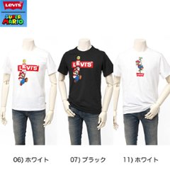 22491-07 グラフィッククルーネックTシャツ　 SUPERMARIO スーパーマリオ　＆リーバイス　コレボTシャツの画像