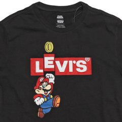 22491-07 グラフィッククルーネックTシャツ　 SUPERMARIO スーパーマリオ　＆リーバイス　コレボTシャツ画像