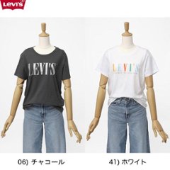 Lady LEVIS(リーバイス)　グラフィック90’Sロゴ　パーフェクトTシャツ　17369-08画像