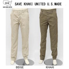 SKU-ChinoPant Save KHAKI United US MADE ライトオンスチノトラウザーの画像