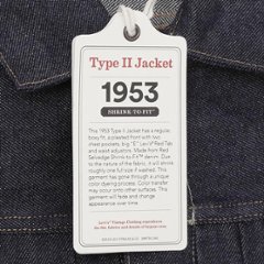 1953年Model 70507  507ＸＸ  Type-ⅡJacket  セカンドモデル 70507-00 62)リジッド  日本製　カハイラデニム画像