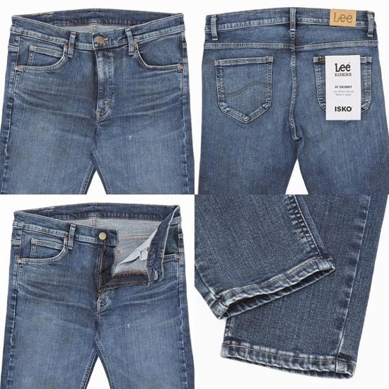 Lee RIDERS ISKO  LM1700  HI SKINNY すっきり細身スキニーパンツ　日本製画像