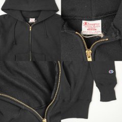 チャンピオン（champion) 　C5-U102 MADE IN USA リバースウィーブ  フルジップオープンパーカー画像