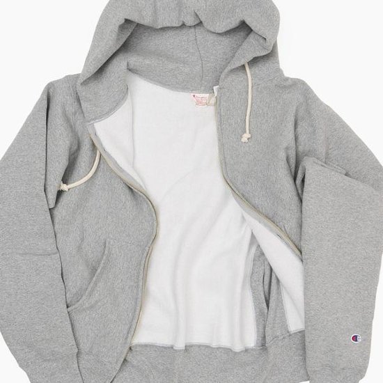 チャンピオン（champion) 　C5-U102 MADE IN USA リバースウィーブ  フルジップオープンパーカー画像