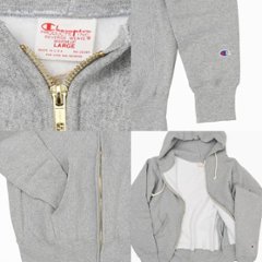 チャンピオン（champion) 　C5-U102 MADE IN USA リバースウィーブ  フルジップオープンパーカー画像