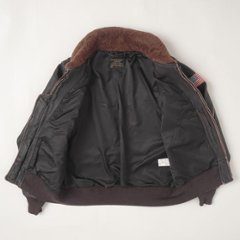 アルファ　Alpha Industries TA1489 フライト レザーボンバージャケット Jacket Flying Man's SPEC.MIIL J-7823/　ミりタリージャケット　画像