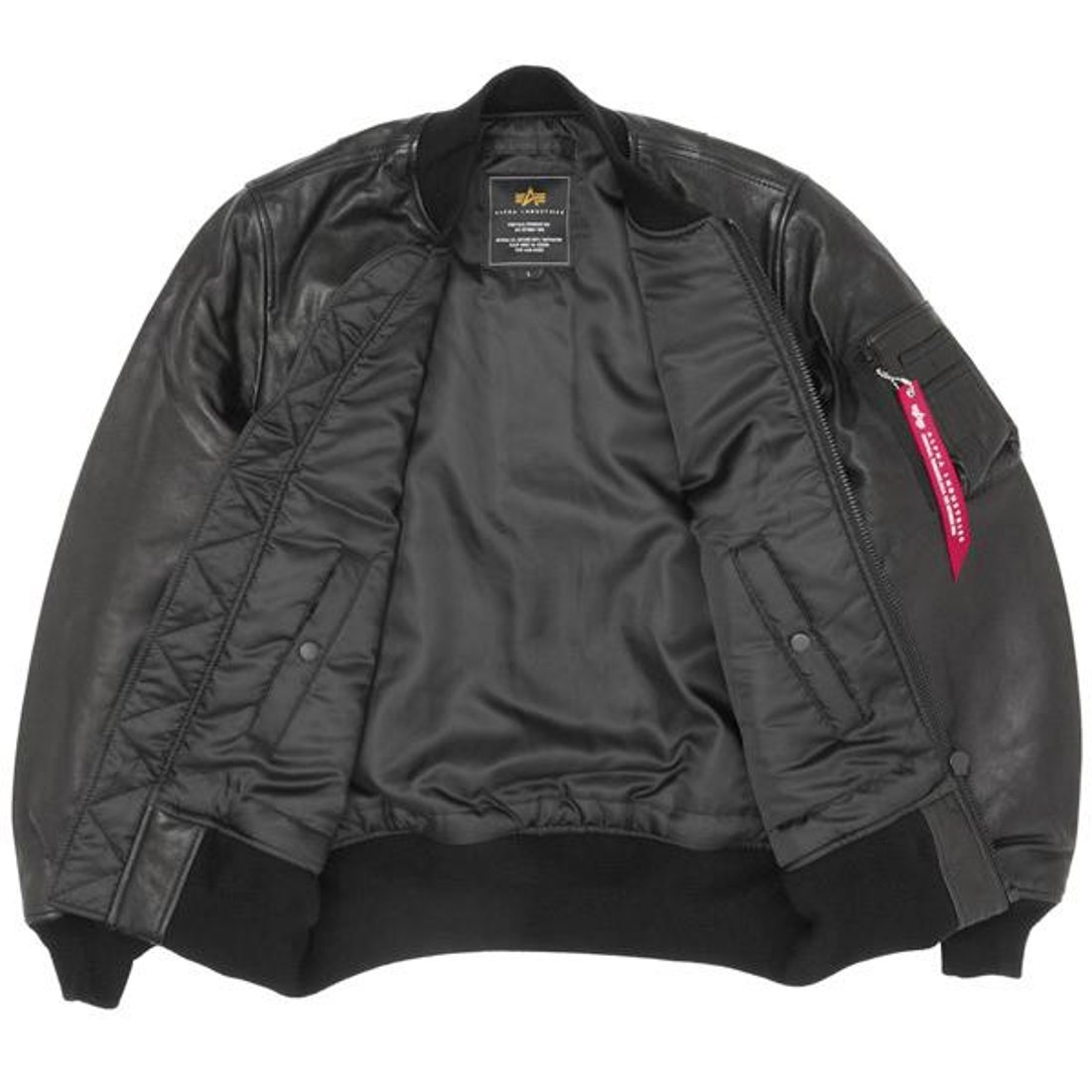 アルファ Alpha Industries TA1490 MA-1 レザージャケット KNOXVILLE 