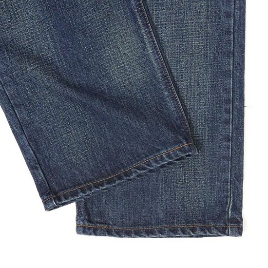 EDWIN　EBT04 BLUE TRIP   ZIP LOOSE　STRAIGT ジップルーズストレート  レザーフラップジップバックポケット 細部にこだわった日本人の為のデニムです画像