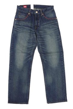 EDWIN　EBT04 BLUE TRIP   ZIP LOOSE　STRAIGT ジップルーズストレート  レザーフラップジップバックポケット 細部にこだわった日本人の為のデニムです画像