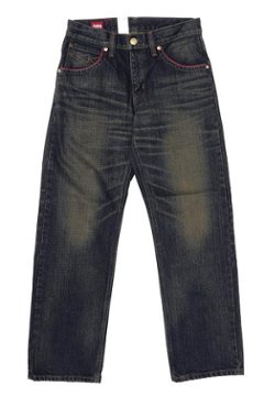 EDWIN　EBT04 BLUE TRIP   ZIP LOOSE　STRAIGT ジップルーズストレート  レザーフラップジップバックポケット 細部にこだわった日本人の為のデニムです画像
