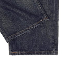 EDWIN　EBT04 BLUE TRIP   ZIP LOOSE　STRAIGT ジップルーズストレート  レザーフラップジップバックポケット 細部にこだわった日本人の為のデニムです画像