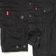 リーバイス(Premium　LEVI'S ) Trucker Jacket  72334-0403 DARK HORSE ブラック  ストレッチトラッカージャケット画像