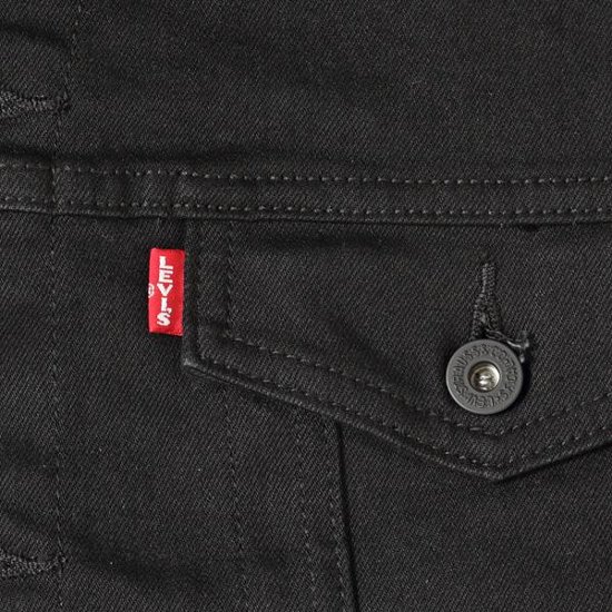 リーバイス(Premium　LEVI'S ) Trucker Jacket  72334-0403 DARK HORSE ブラック  ストレッチトラッカージャケット画像