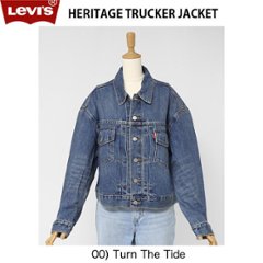 Lady Levi's ヘリテージトラッカージャケット 36757-00 00)Turn The Tide  リラックスフィット　スタイル。 ショルダールーズフィットの画像