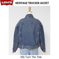 Lady Levi's ヘリテージトラッカージャケット 36757-00 00)Turn The Tide  リラックスフィット　スタイル。 ショルダールーズフィット画像