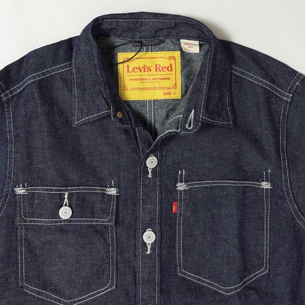 リーバイス LEVI'S RED LR DENIM WOVEN DEEP OCEAN BEACH レッドタブ