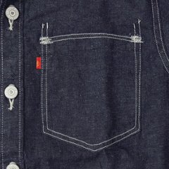 リーバイス　LEVI'S RED LR DENIM WOVEN DEEP OCEAN BEACH　レッドタブ　デニム長袖シャツ A0143-0000画像