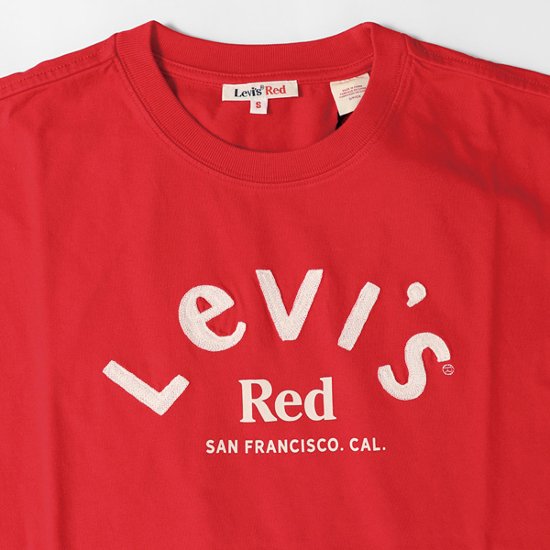 リーバイス LEVI'S RED　LR GRAPHIC TEE TRUE RED　LR GRAPHIC Tシャツ ECRU A0192-00画像