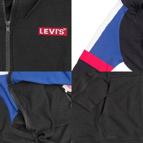 LEVIS(リーバイス)FULLZIP　HOODIE　ラグラン　カラーブロック　ジップパーカー  79865-0000画像