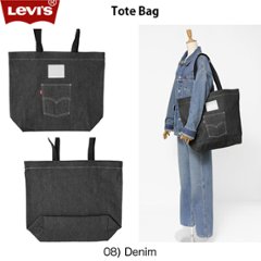 リーバイス LEVI'S SHOPPER WITH CLOSURE デニムトートバッグ 38010-0108の画像