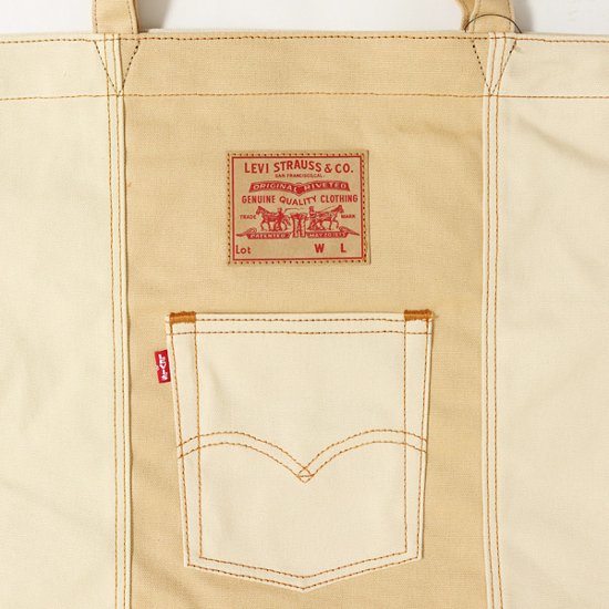 リーバイス LEVI'S SUSTINABLE TOTE オーガニックコットントートバッグ 38126-0110画像