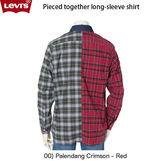 リーバイス(LEVI'S)　クレイジーチェックシャツ 切り替え　秋冬長袖シャツ 79557-00画像