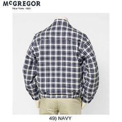 McGREGOR　マクレガー　メンズ　ドリズラー　ブルゾン　ジャケット　111111201　チェック柄　画像