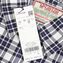 McGREGOR　マクレガー　メンズ　ドリズラー　ブルゾン　ジャケット　111111201　チェック柄　画像