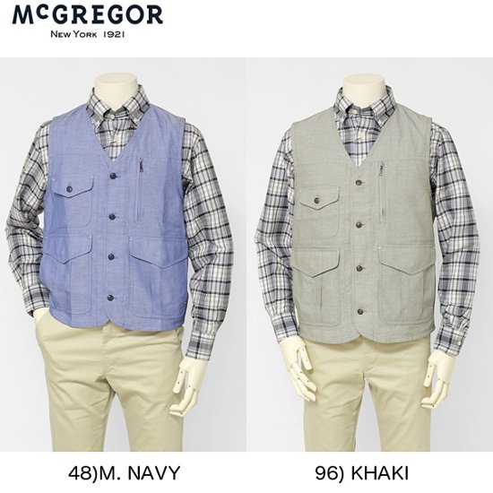 McGREGOR　マックレガー　多機能ベスト HeiQ Smart Temp 高機能素材 111100301画像