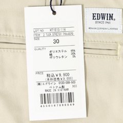 EDWIN KT1513、ストレッチツータックトラウザー　チノパン、　イージーケア　　ストレッチチノ画像