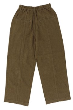 Sweetcamel カフェッティ Cafetty シャープ ストレート リネン ワイド 股上深め　cf0405画像
