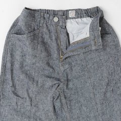 Sweetcamel カフェッティ Cafetty シャープ ストレート リネン ワイド 股上深め　cf0405画像