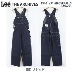 Lee THE　Archives  Leal Vintage 1940'S　91-SB オーバーオール　復刻   LM6291の画像