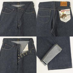 入荷！Leeアーカイブス　リアルビンテージ Riders 50's モデル　LM6411-89 センターブラックタグ　ボタンフライ。画像