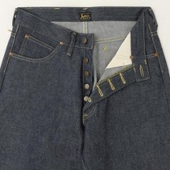 入荷！Leeアーカイブス　リアルビンテージ Riders 50's モデル　LM6411-89 センターブラックタグ　ボタンフライ。画像