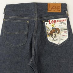 入荷！Leeアーカイブス　リアルビンテージ Riders 50's モデル　LM6411-89 センターブラックタグ　ボタンフライ。画像