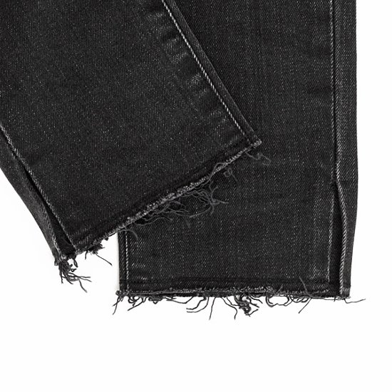 EDWIN ブラックスキニー　E0422　BK SKINNY スリット　ブラックスキニー画像