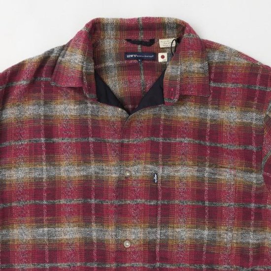 リーバイス　LEVI'S　MADE ＆ CRAFTED  Japanese Fabric  A0283-0000 WORKSHOP　SMOCK　SHIRT 00）OSHIMA　PLAID画像