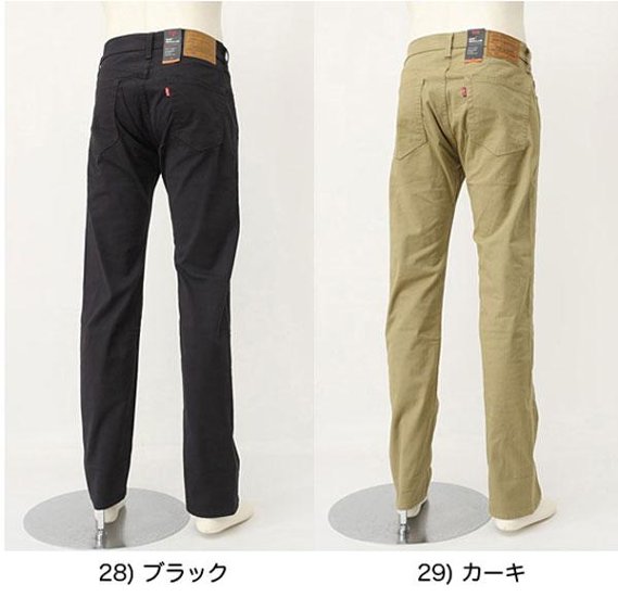 リーバイス（LEVI'S)  WARM 505 レギュラーストレート　ストレッチ 暖パン 00505-24　オールシーズン着用可能。画像