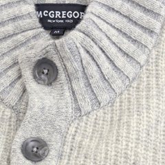 McGREGOR マックレガー 【FINE WOOL】ニットカーディガン 111821605 35)GREY画像