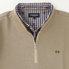 McGREGOR　111611603 メンズ　マクレガー　レイヤード衿付きトレーナー 画像
