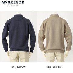 McGREGOR　111611603 メンズ　マクレガー　レイヤード衿付きトレーナー 画像
