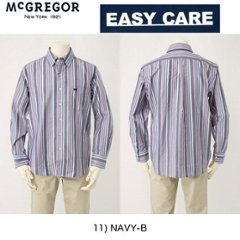 マッグレガー　メンズ長袖シャツボタンダウンチェックシャツ 形態安定チェックシャツ　EASY CARE 111171901の画像